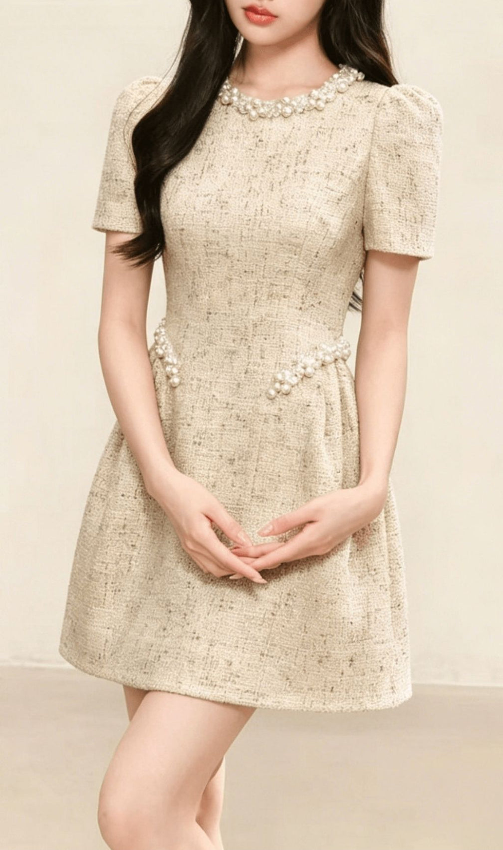 Kingslee Beaded Mini Dress