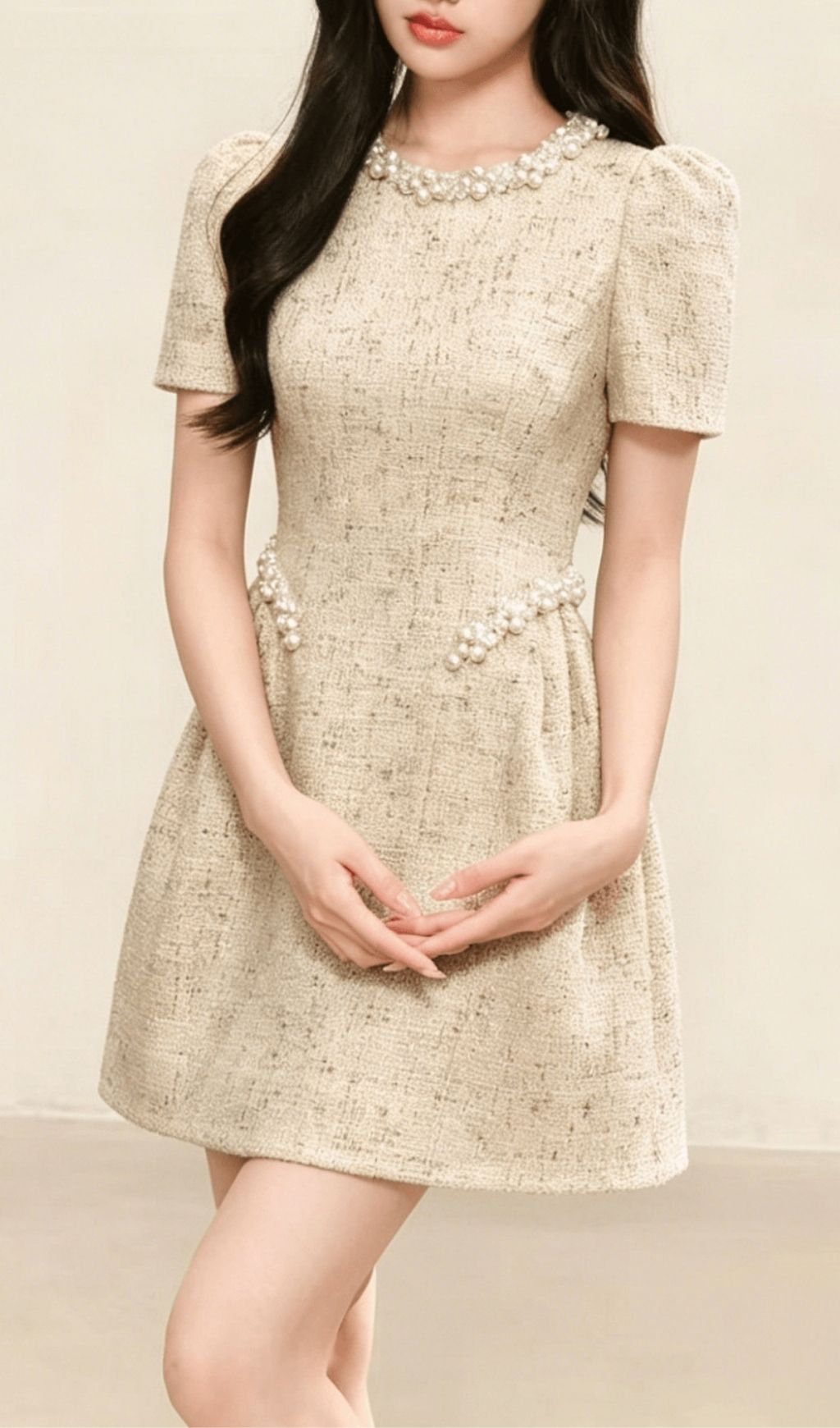 Kingslee Beaded Mini Dress