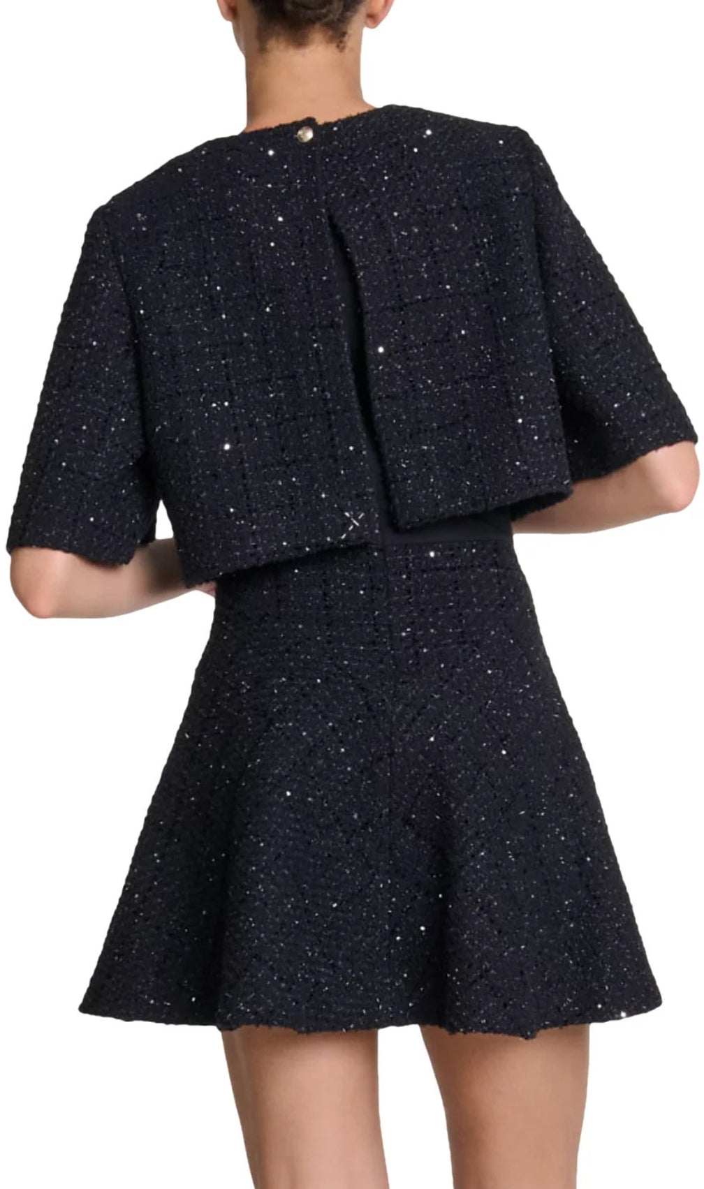 Ridosa Tweed Layered Dress