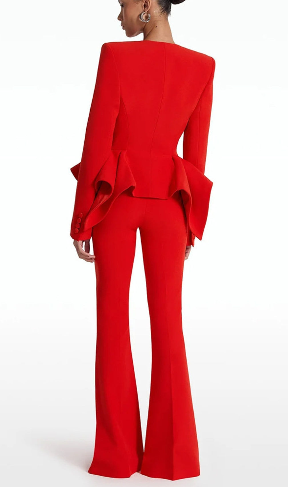 Dagna Red Jacket & Pants Set