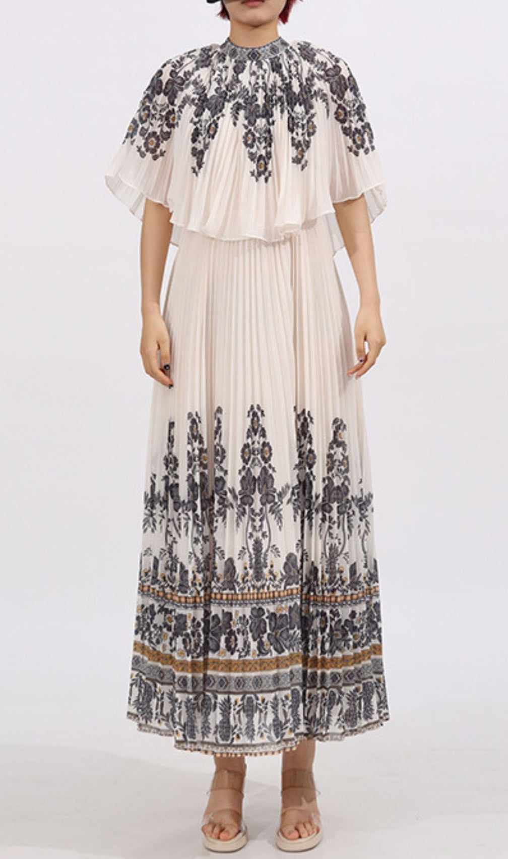 Faruq Flower Printed Maxi Dress