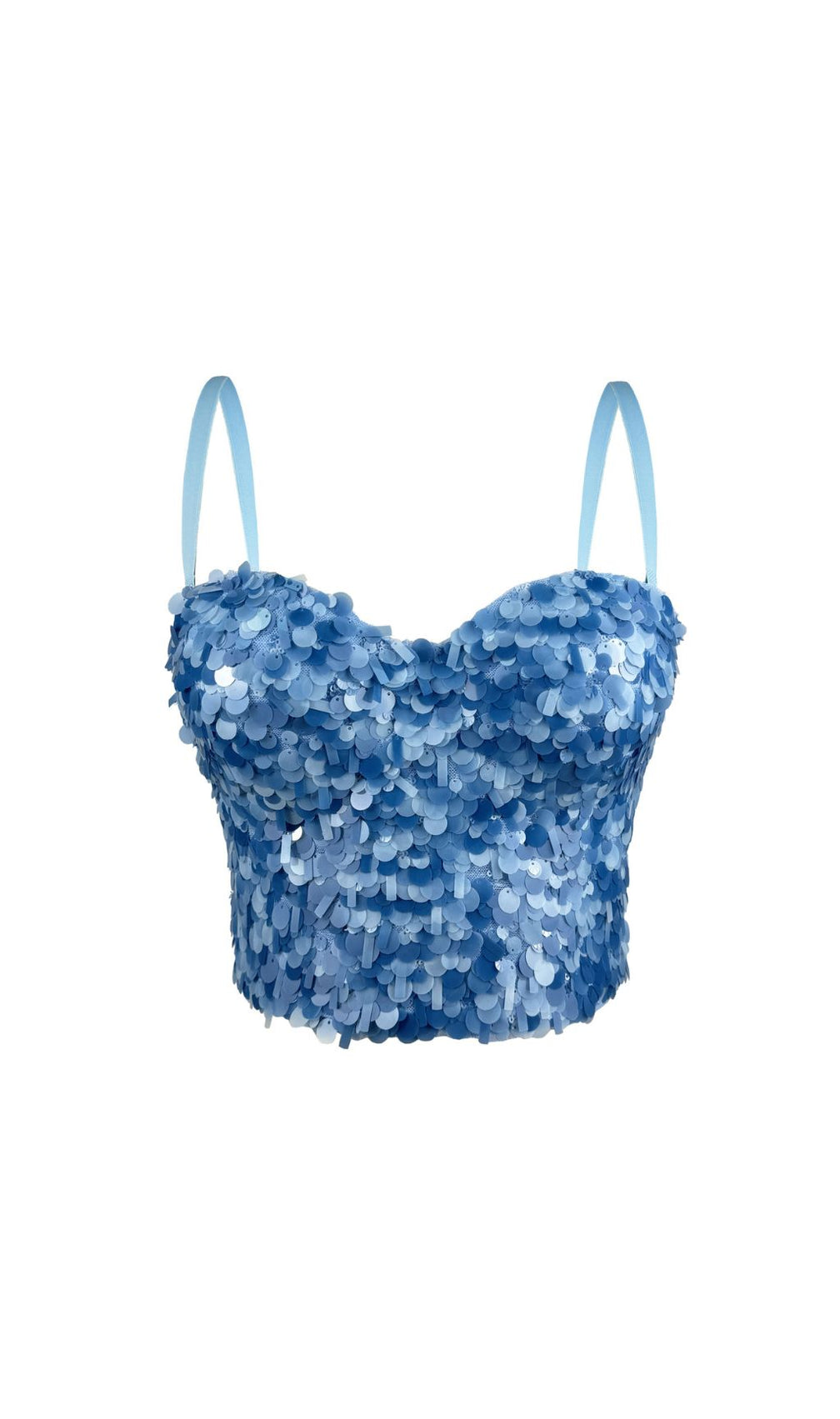 Gitte Sequin Crop Top
