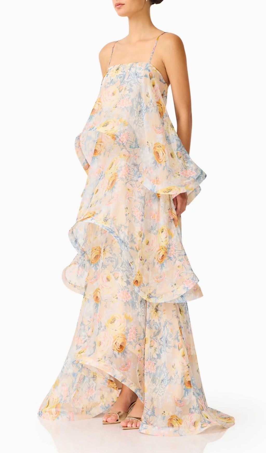 Lael Floral Printed Maxi Dress