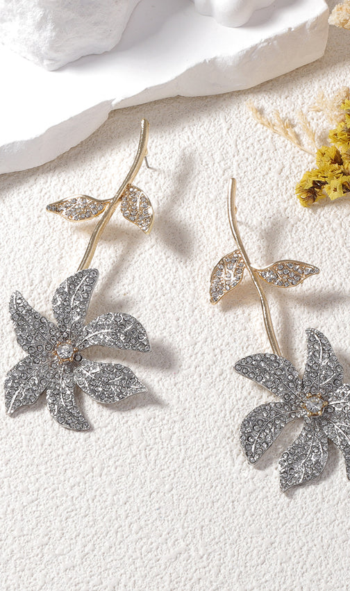 Dazzling Josephe Bloom Statement Earrings for Women