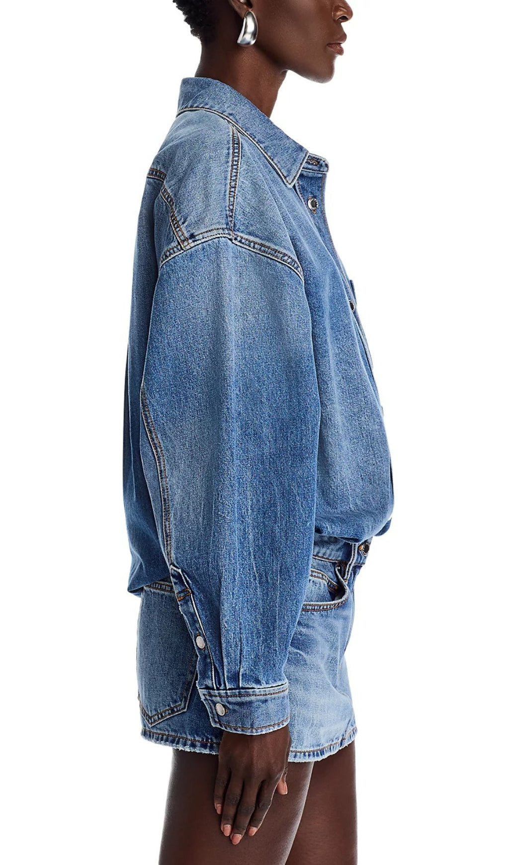 Pre Styled Denim Shirt Dress