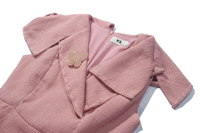 Allie Butterfly Embellished Dress