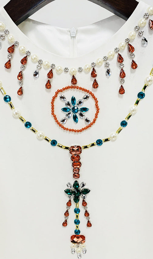 Adrielle White Diamond Jumpsuit