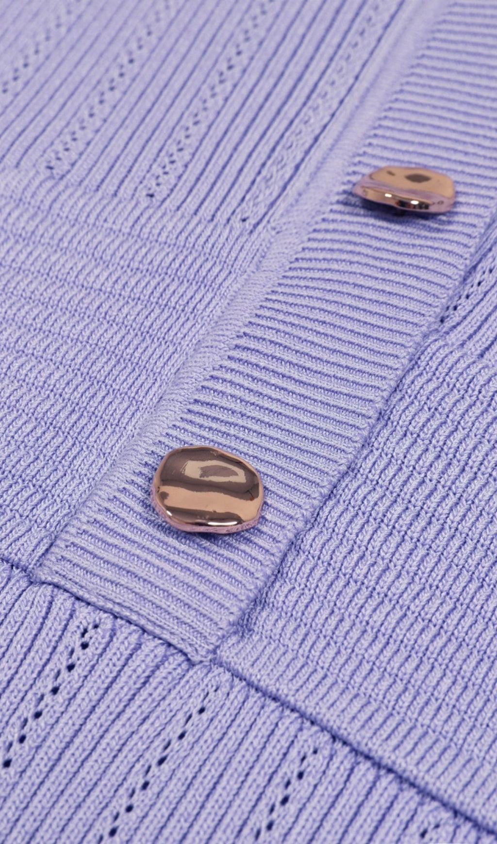 Eduardo Purple V-Neck Midi Dress