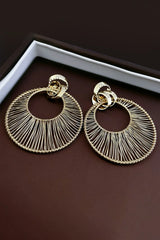 Aislinn Metal Hoop Large Circle Earrings