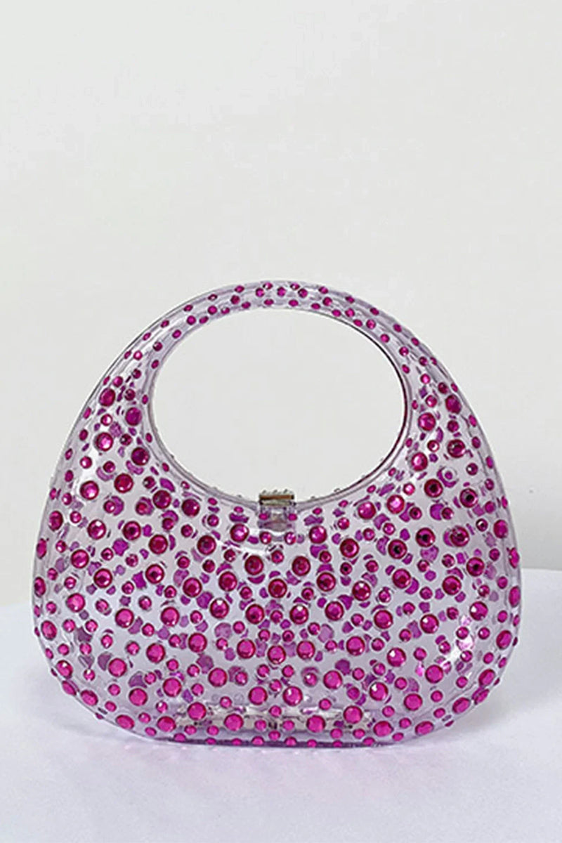 Onyx Diamond Glass Handbag