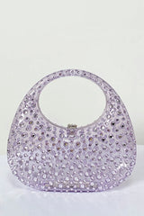 Onyx Diamond Glass Handbag