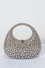 Onyx Diamond Glass Handbag