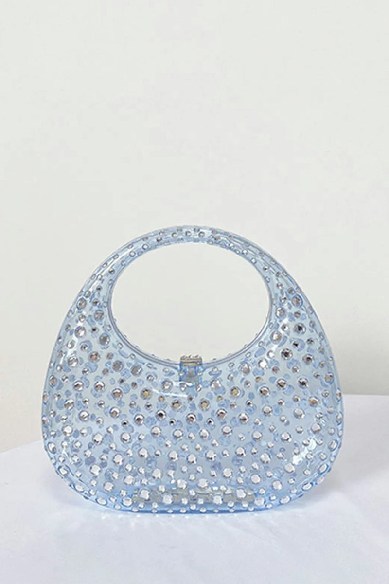 Onyx Diamond Glass Handbag