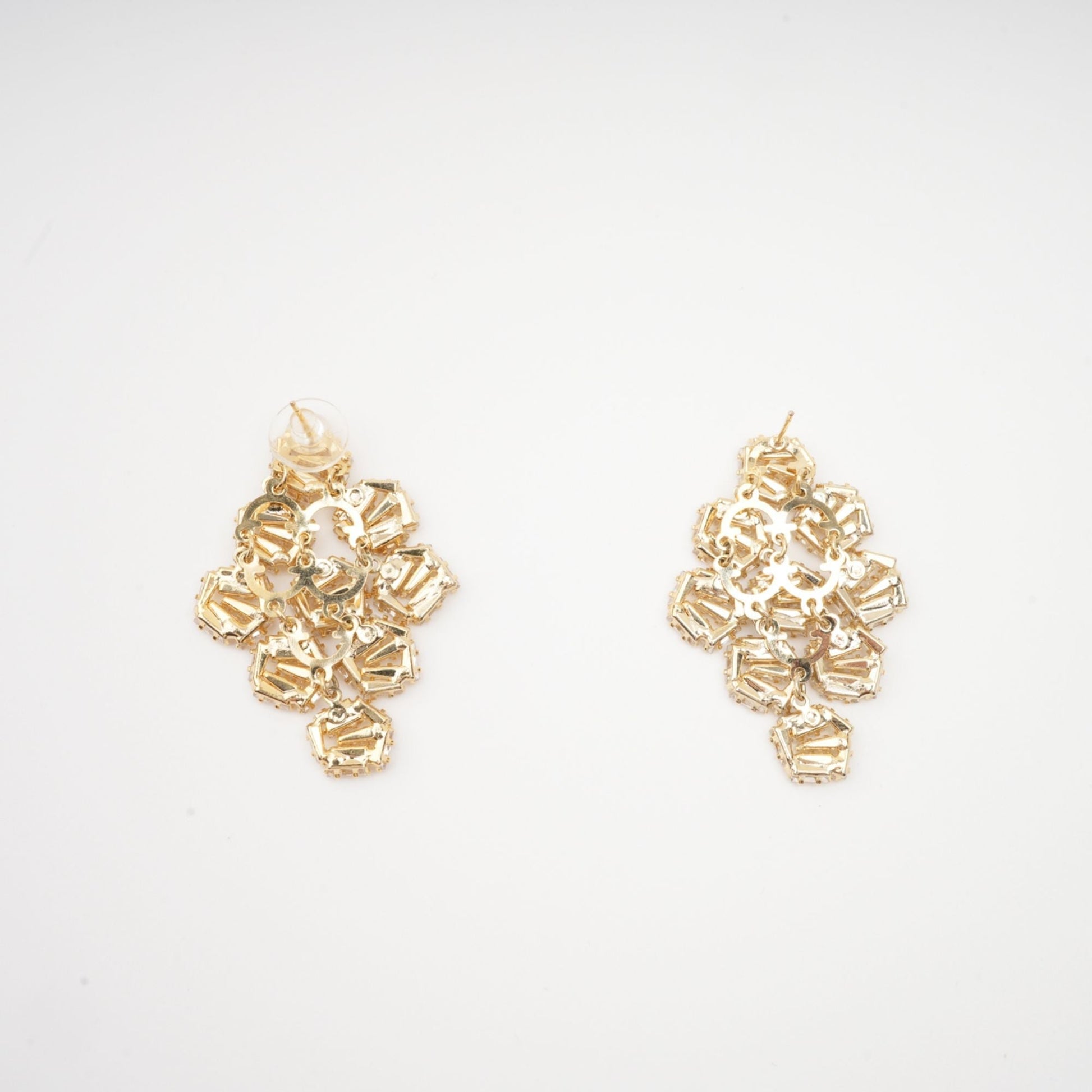 Ariane geometric crystal earrings