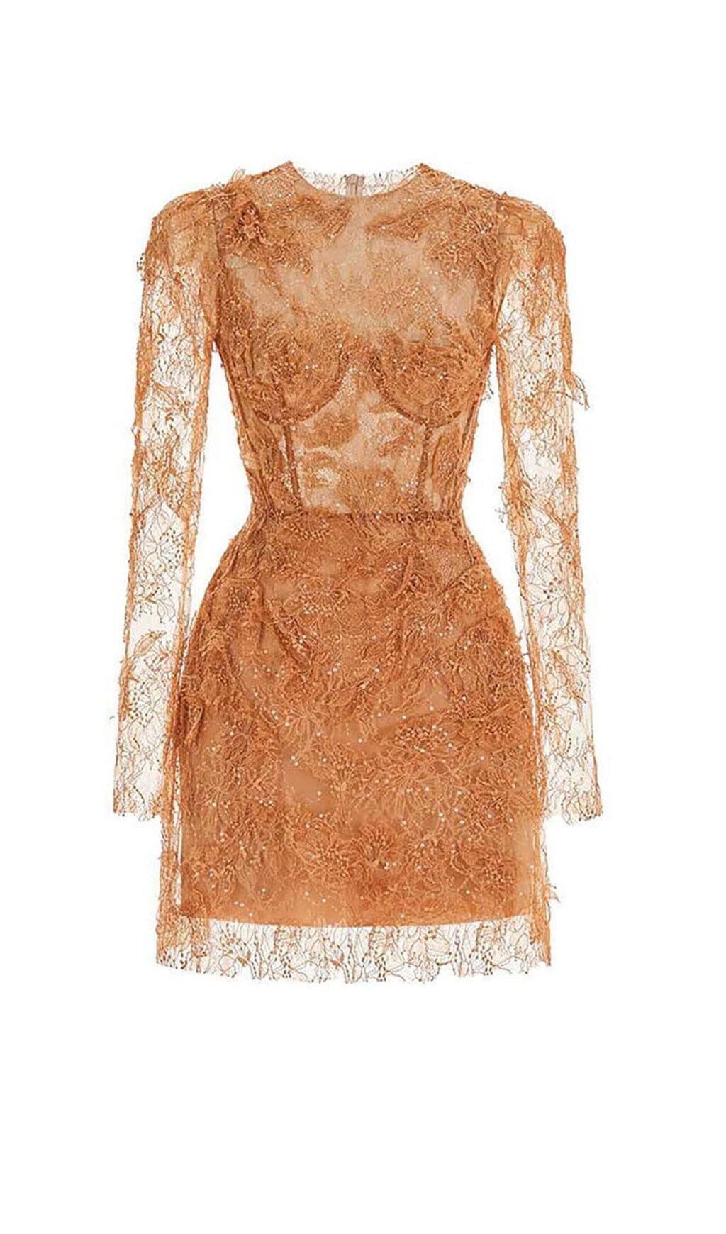 FLORAL AND RAMAGE EMBROIDERY MIDI DRESS