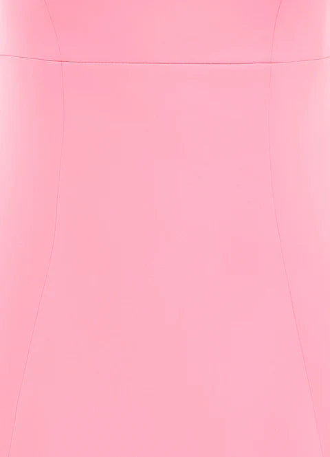 corset panel mini dress in pink