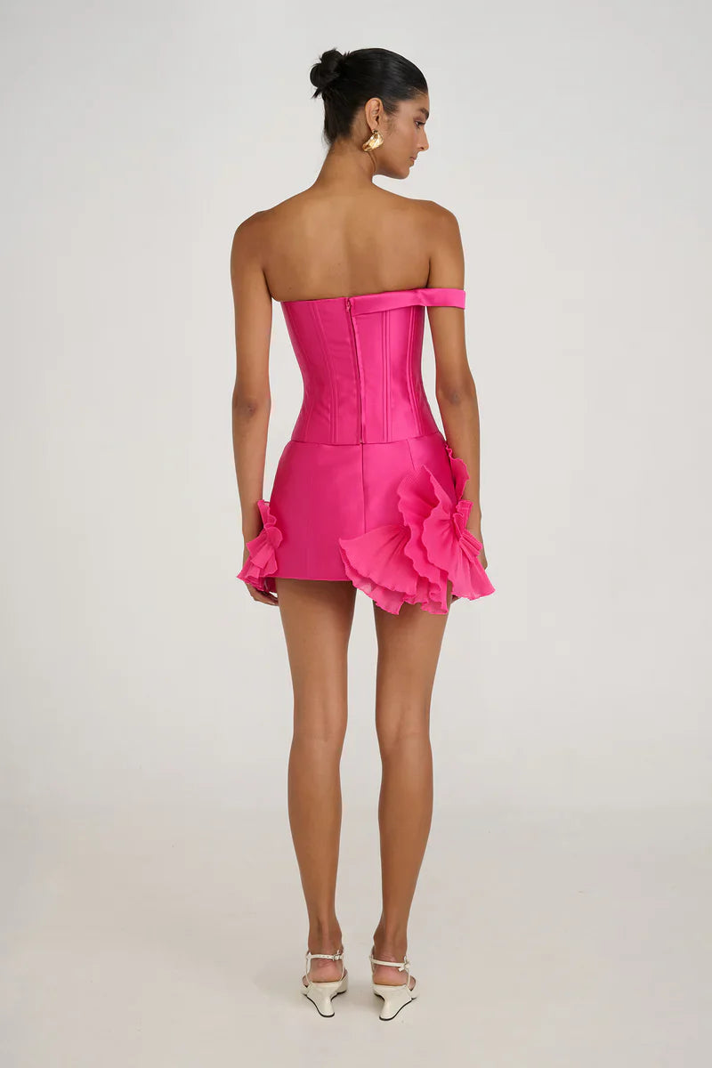Kabir Satin Corset Two Piece Set