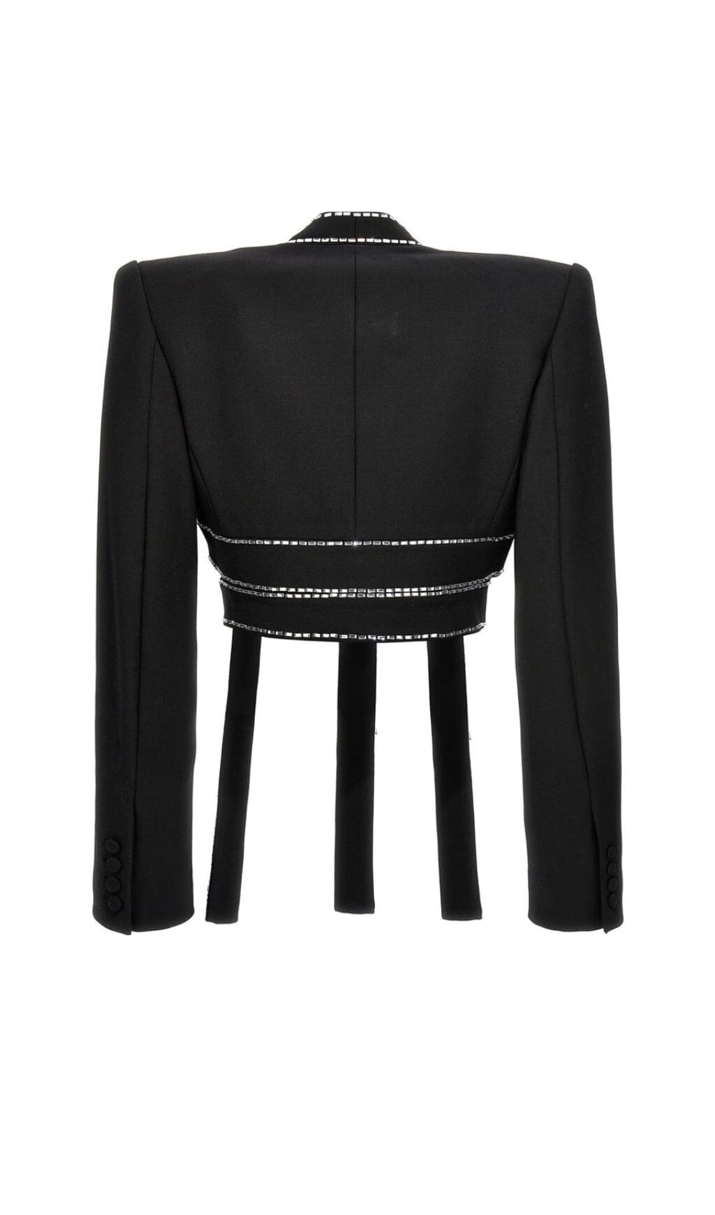 EMBELLISHED ROPE TWO PIECES IN BLACK