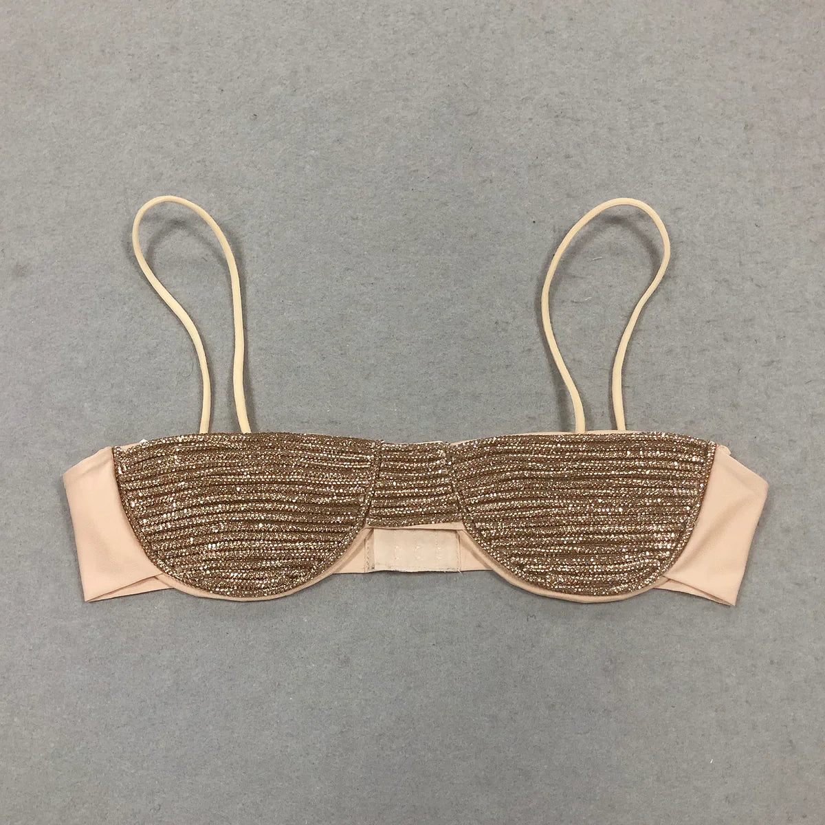 GOLD BIKINI BRA