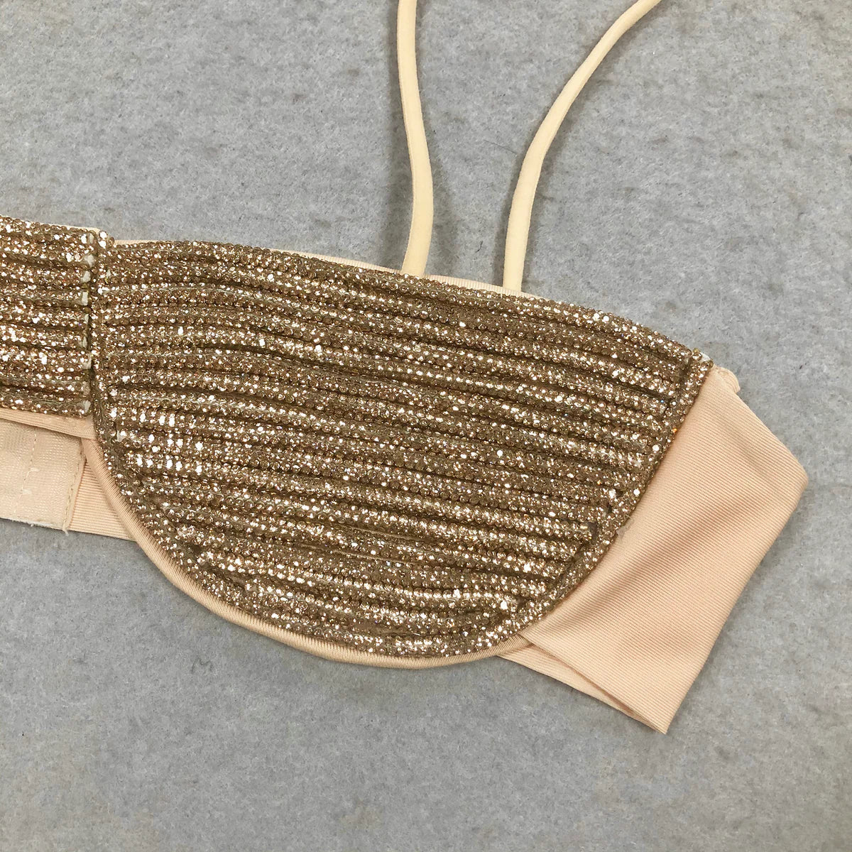 GOLD BIKINI BRA