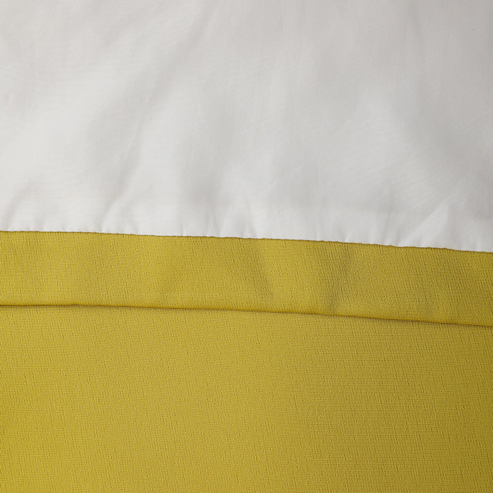 ARLENE YELLOW LONG SLEEVED CUT OUT SILK TAFFETA MIDI DRESS