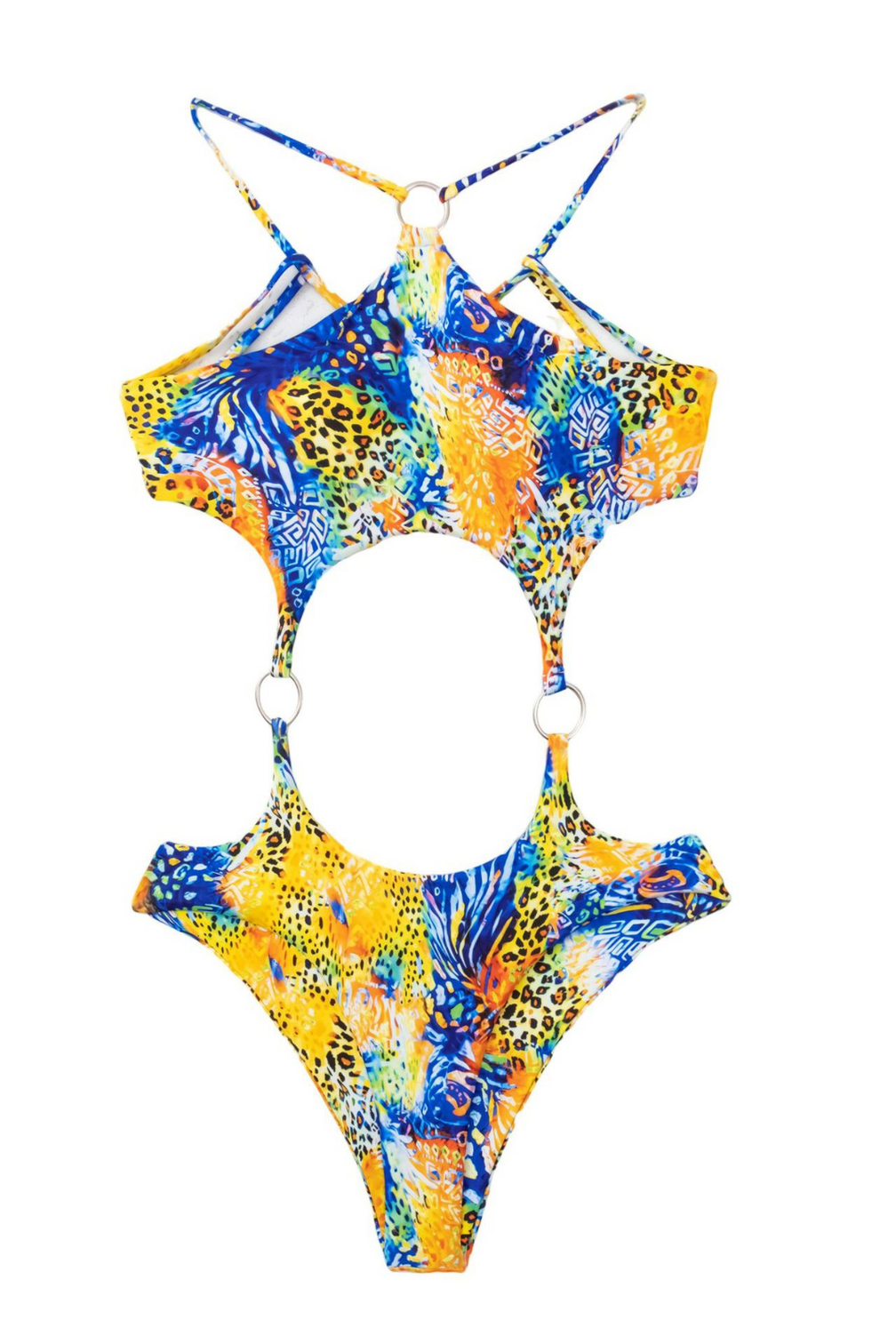 TRUETT RING CUTOUT ONE PIECE SWIMSUIT