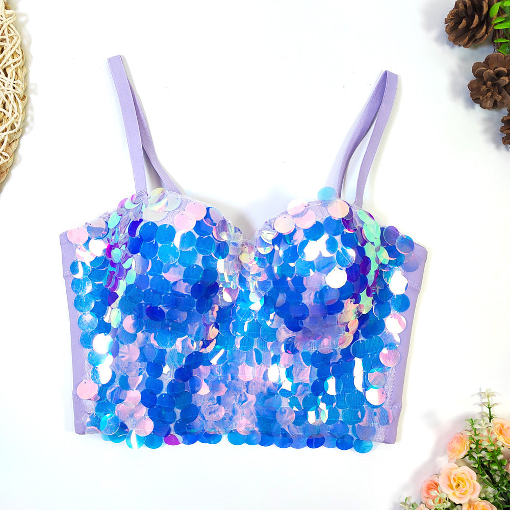 Amarantha Sequin Embellished Top