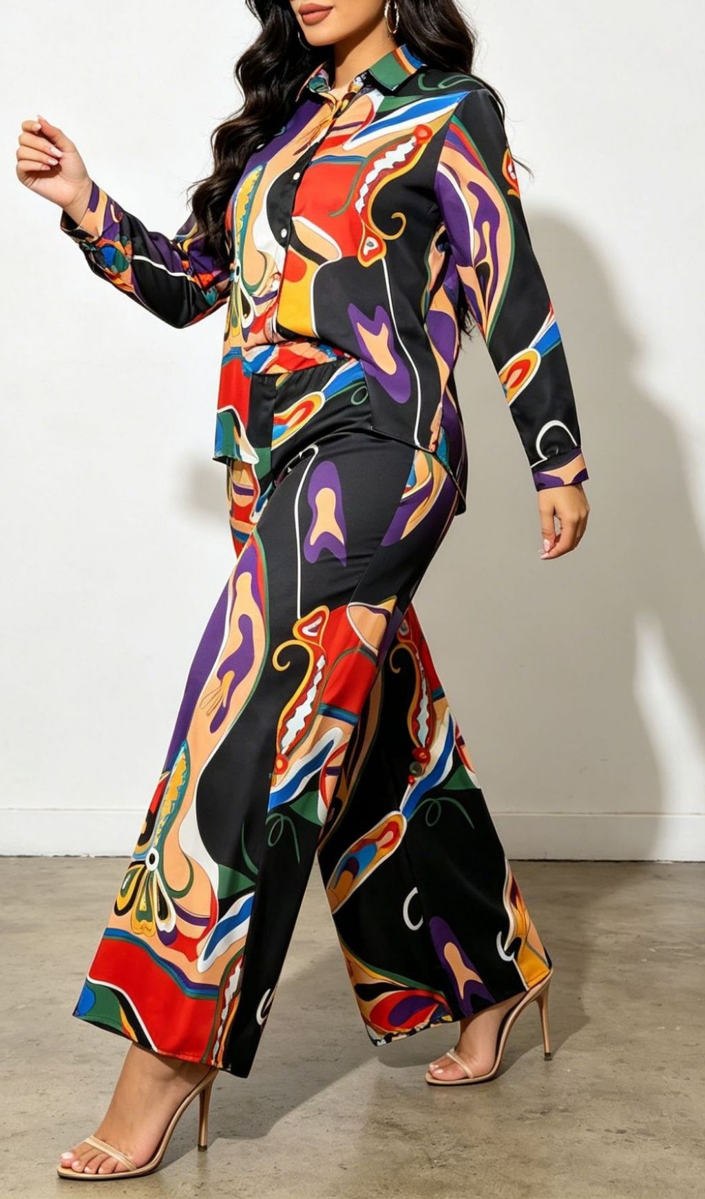 Kitena Printed Two-Piece Set