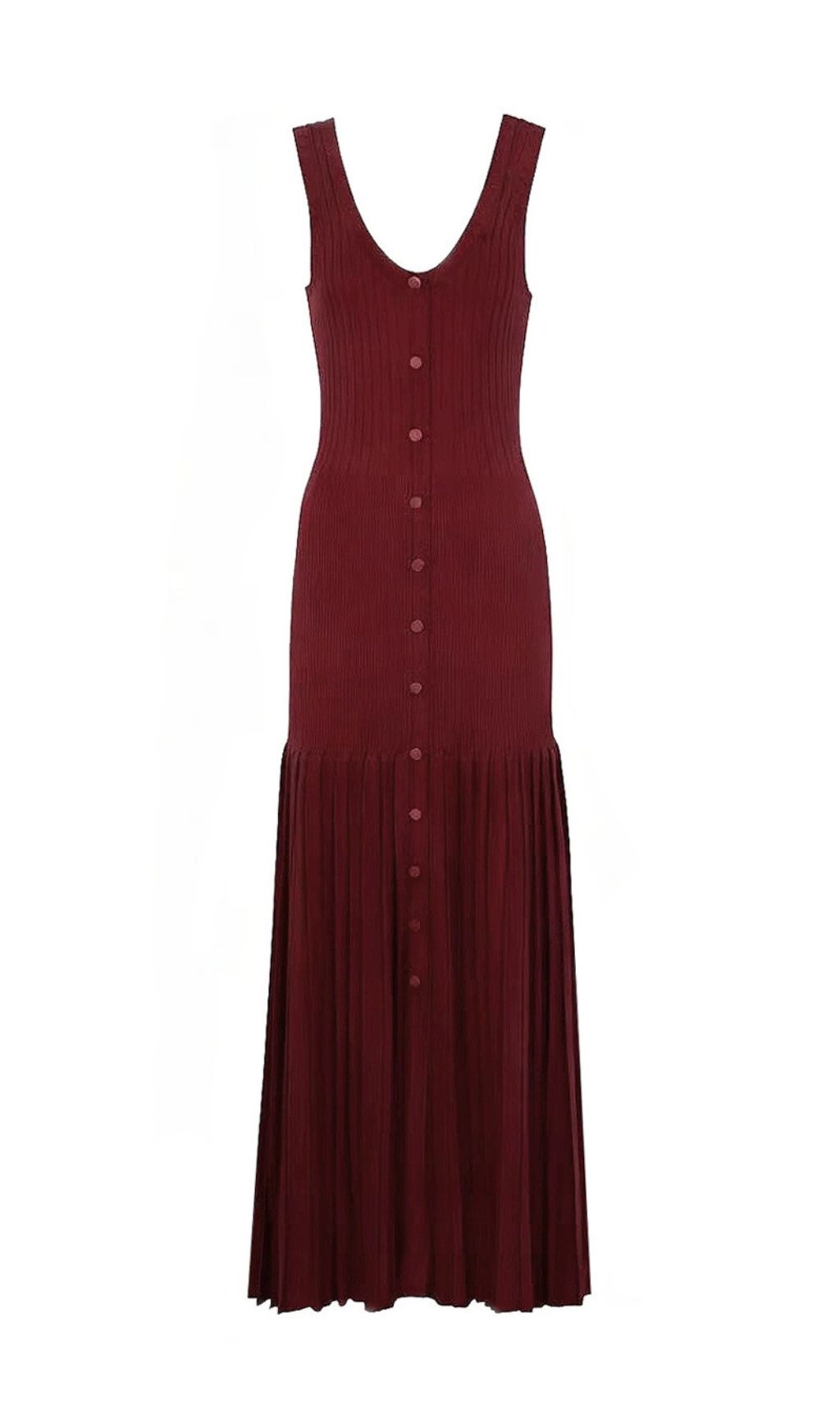 Jackie Wine Ribbed Knit Cardigan & Maxi Dress Set | Women's Elegant Co-ord