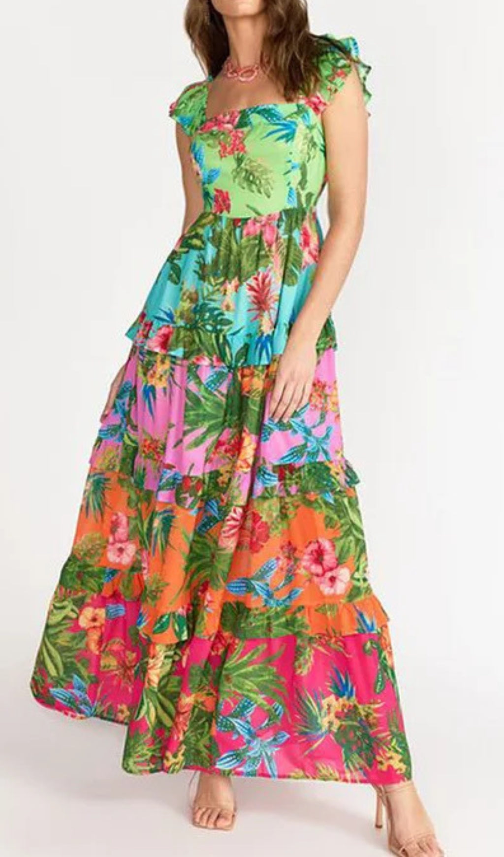 Emeline Printed One-Piece Swimsuit & Skirt