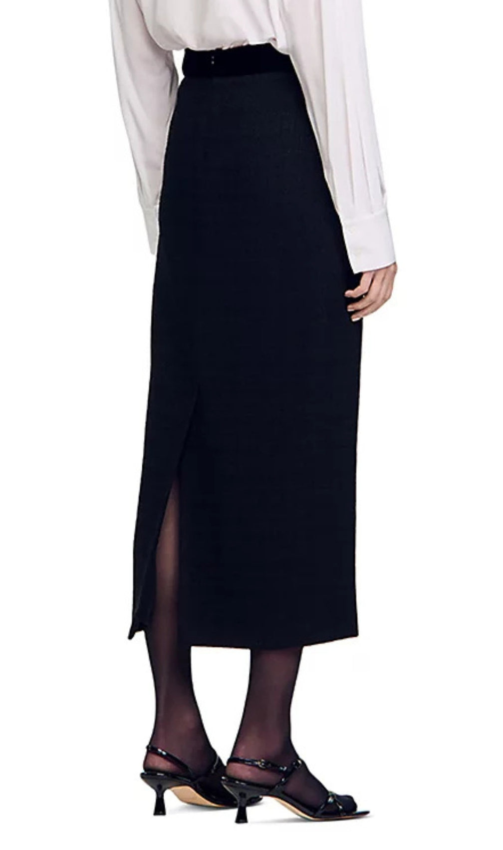 Beck Velvet Tweed Maxi Skirt