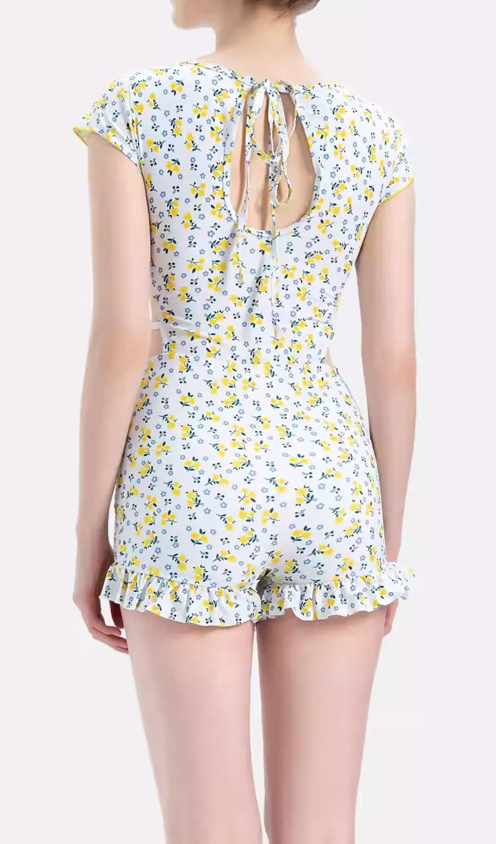 Gemini Floral Printed One-Piece Swimsuit