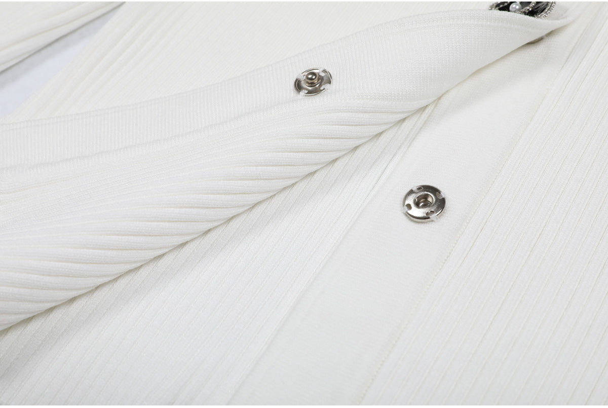 Eiko Flower Embellished Cardigan