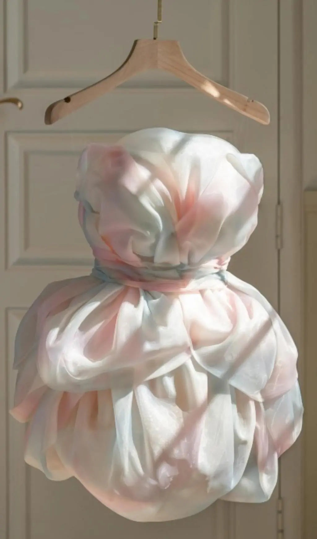 Achit Flower Bud Rainbow Mini Dress