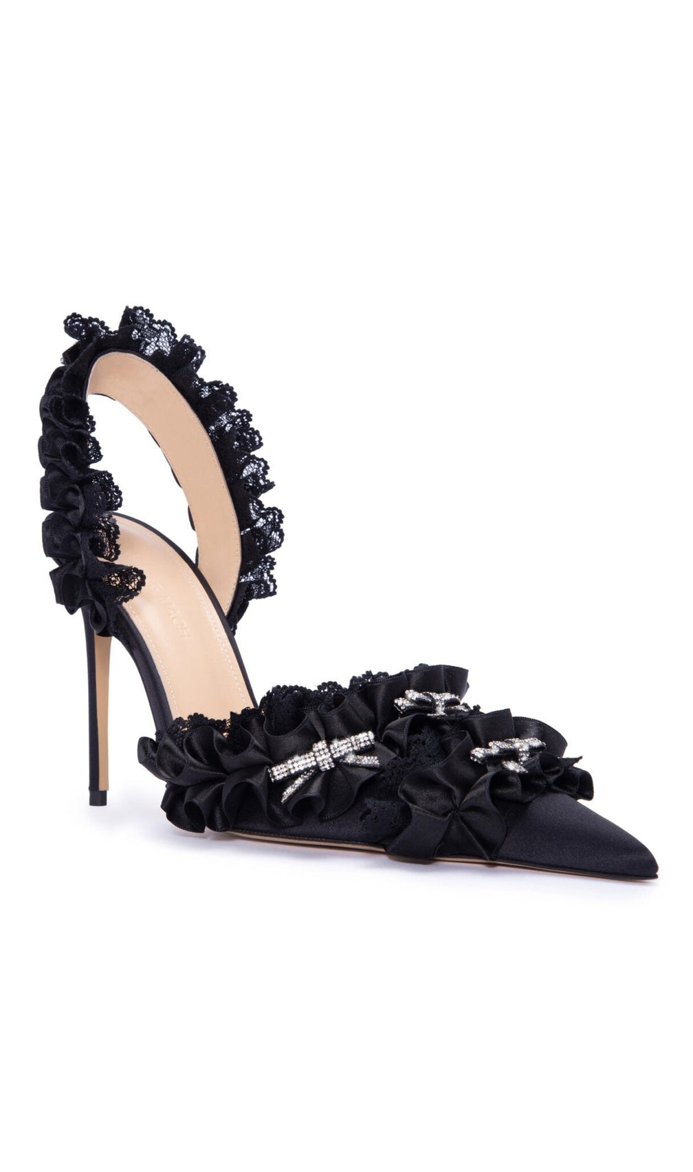 Silk Slingback Pumps