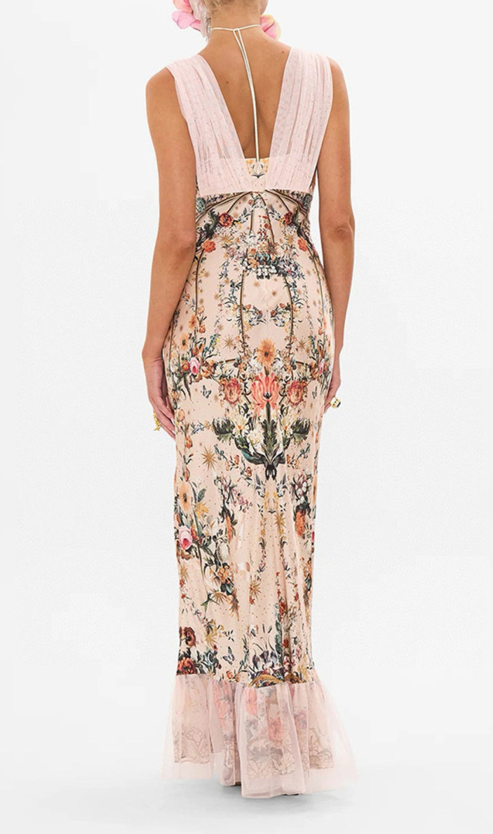 Avatara Floral Printed Maxi Dress
