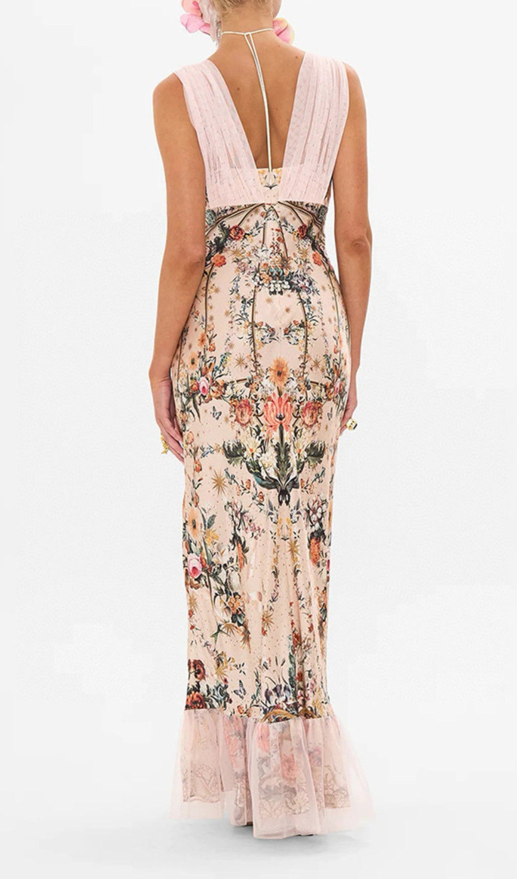 Avatara Floral Printed Maxi Dress