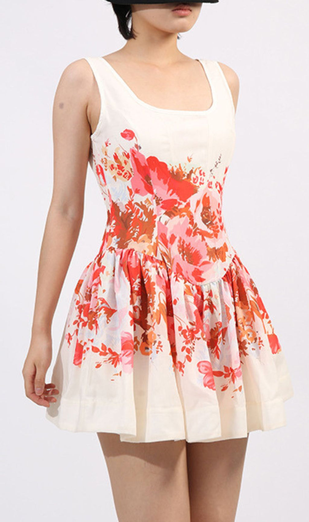 Genoveva Floral Printed Mini Dress