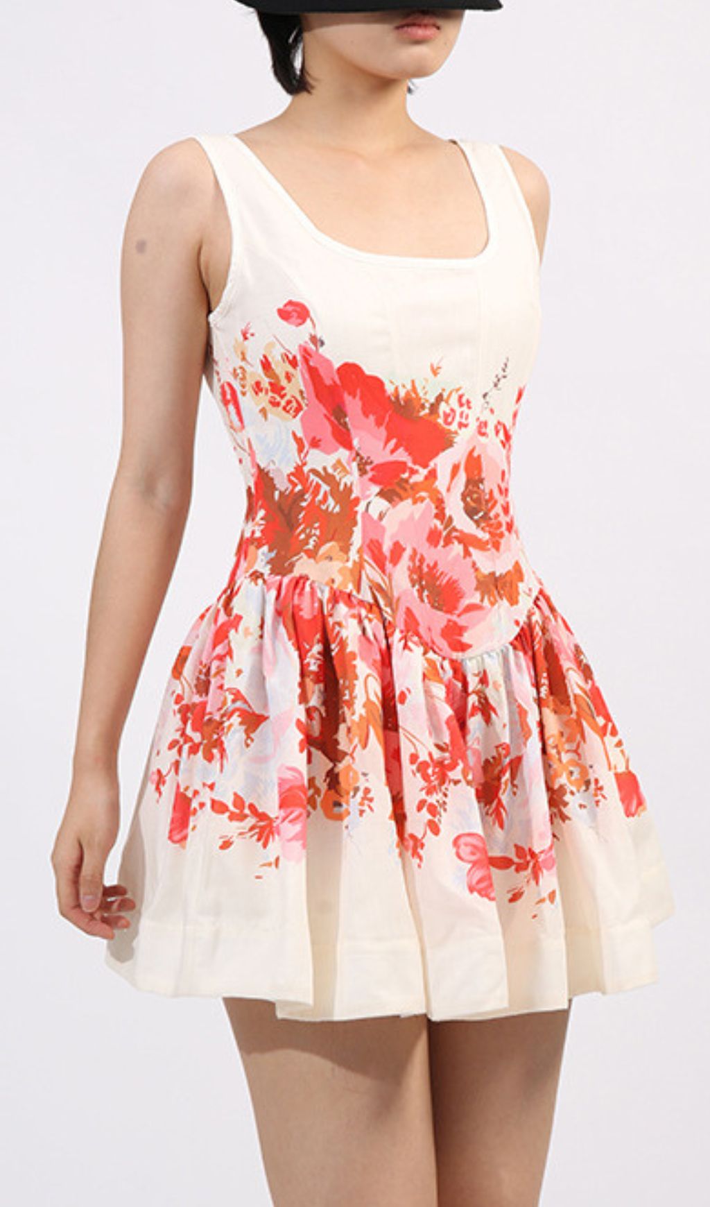 Genoveva Floral Printed Mini Dress