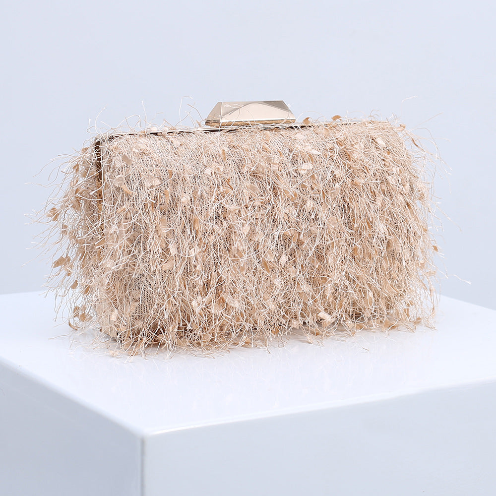 Andromeda Square Tassel Clutch