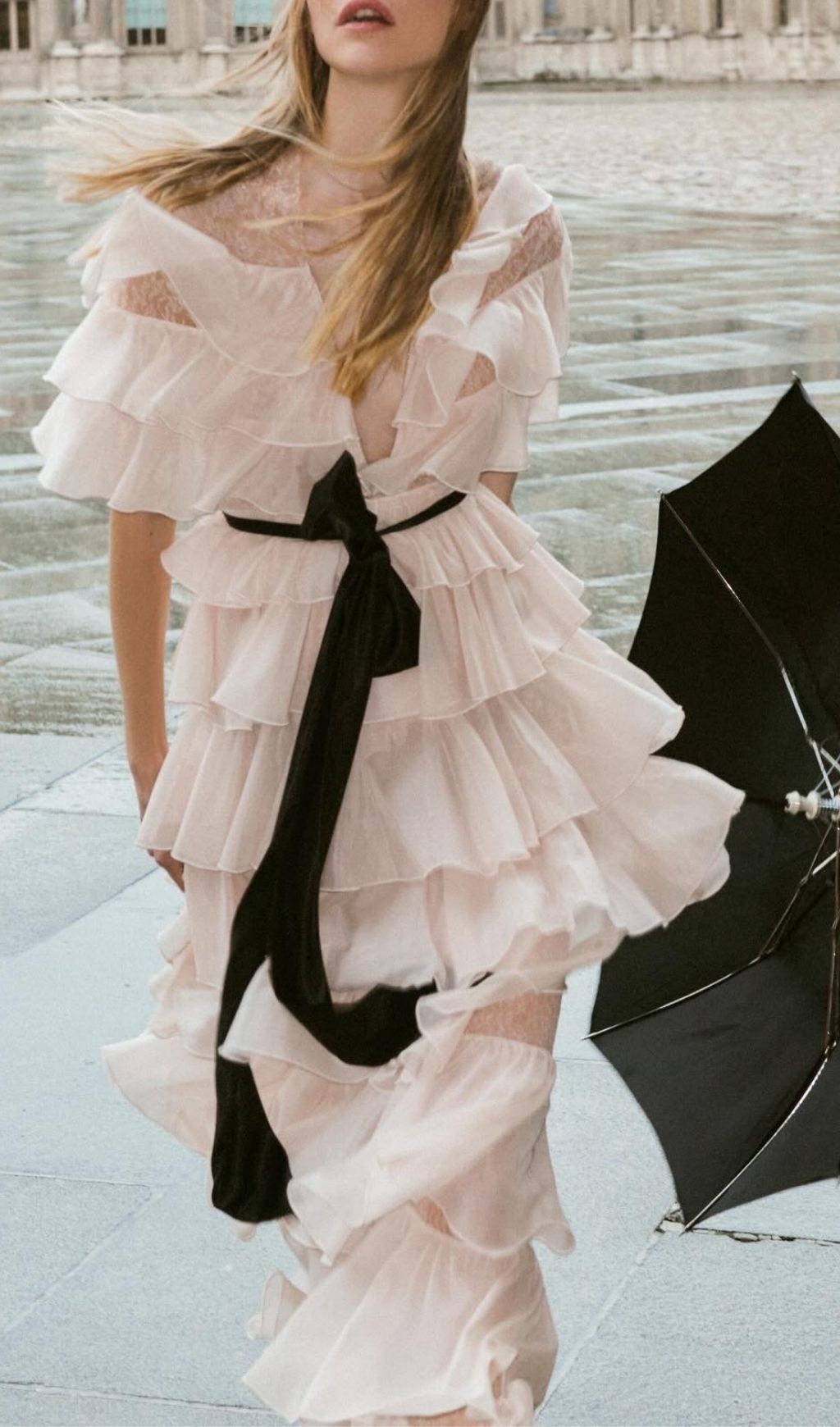 Kondo Ruffle Layered Maxi Dress
