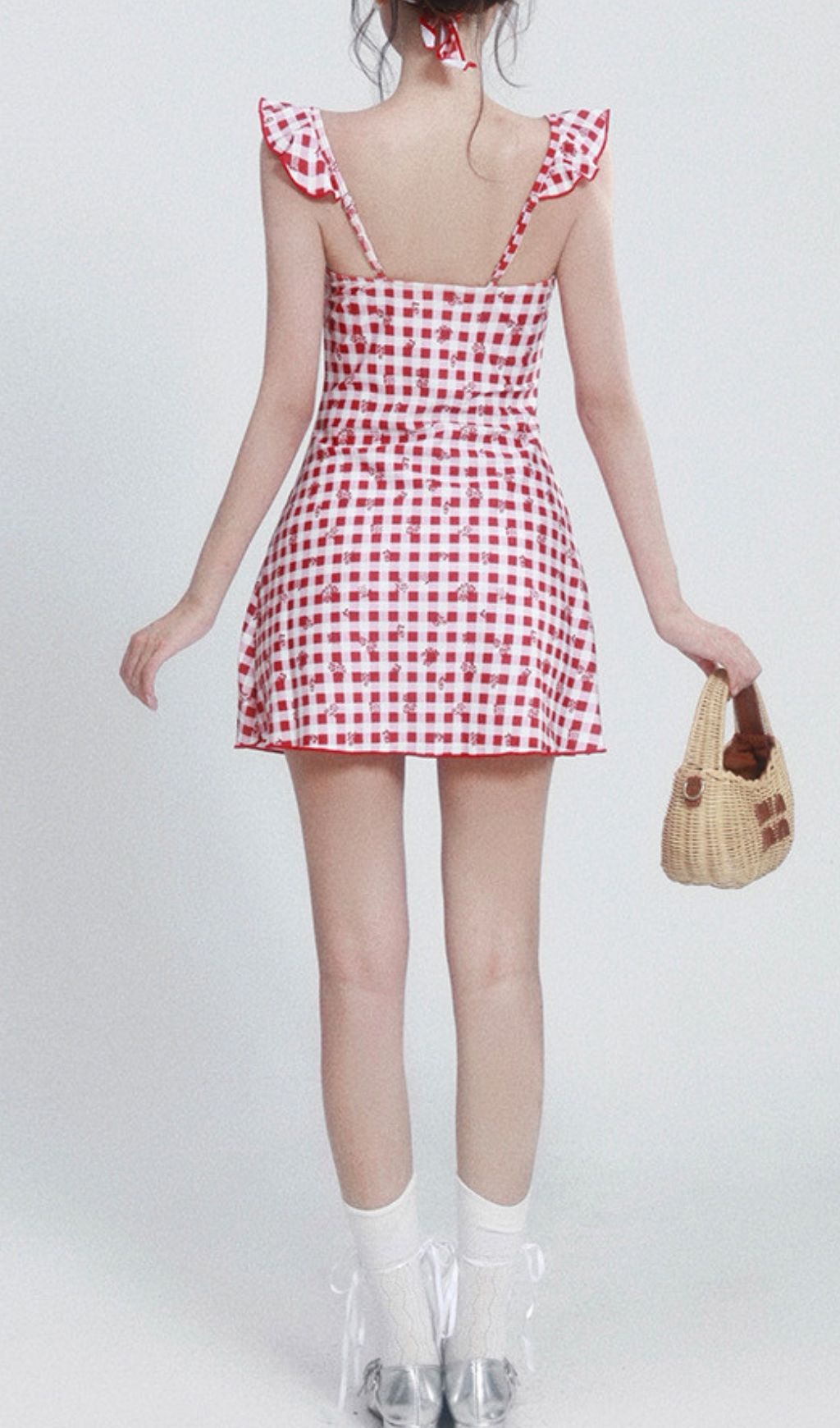 Frost Checkered One-Piece Swimsuit