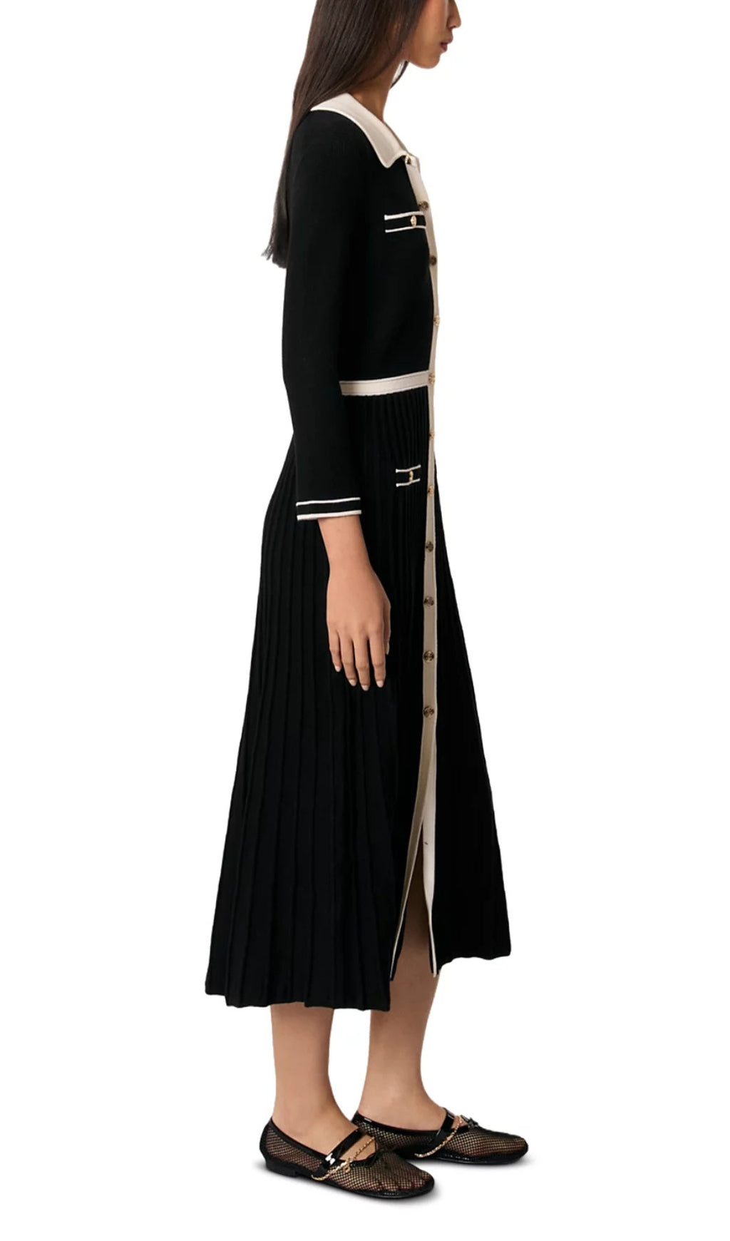 Redouane Knit Shirt Dress