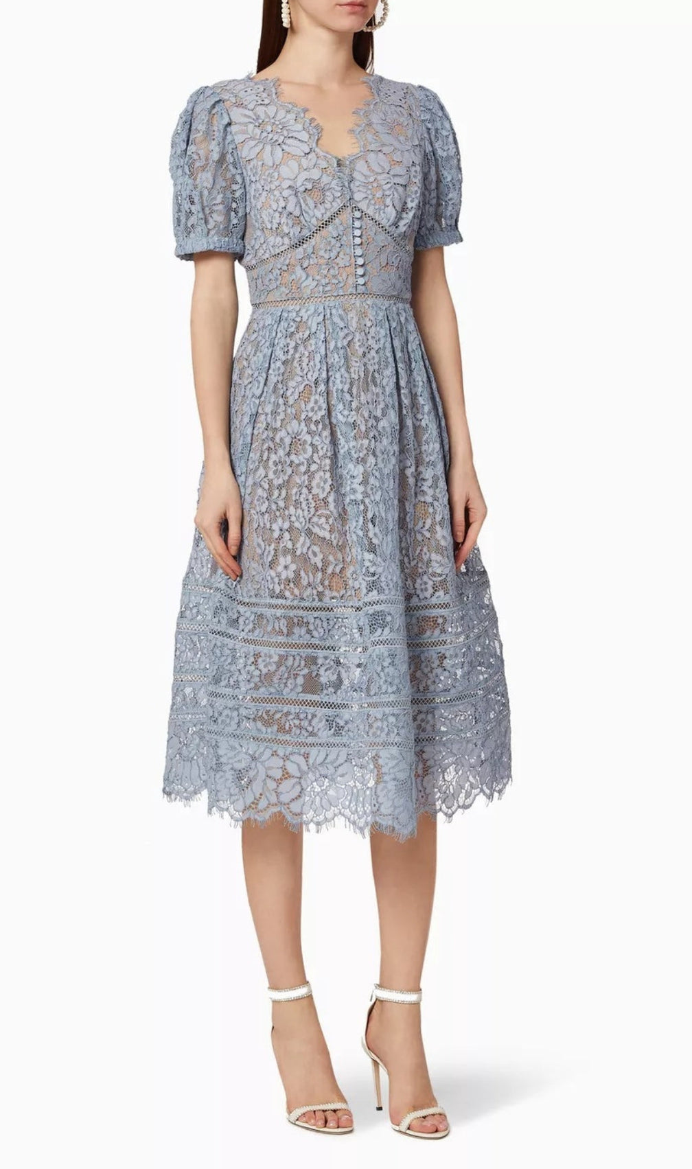 Anshika Fine Cord Lace Dress