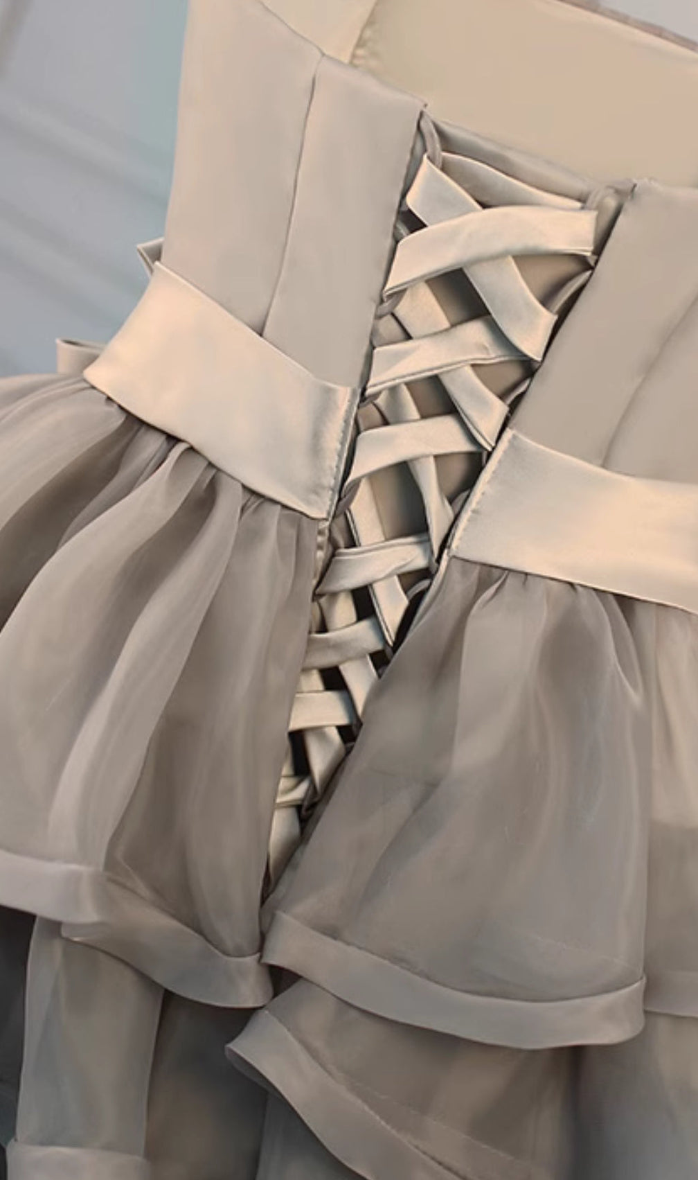 Anise Ruched Mini Dress With Belt