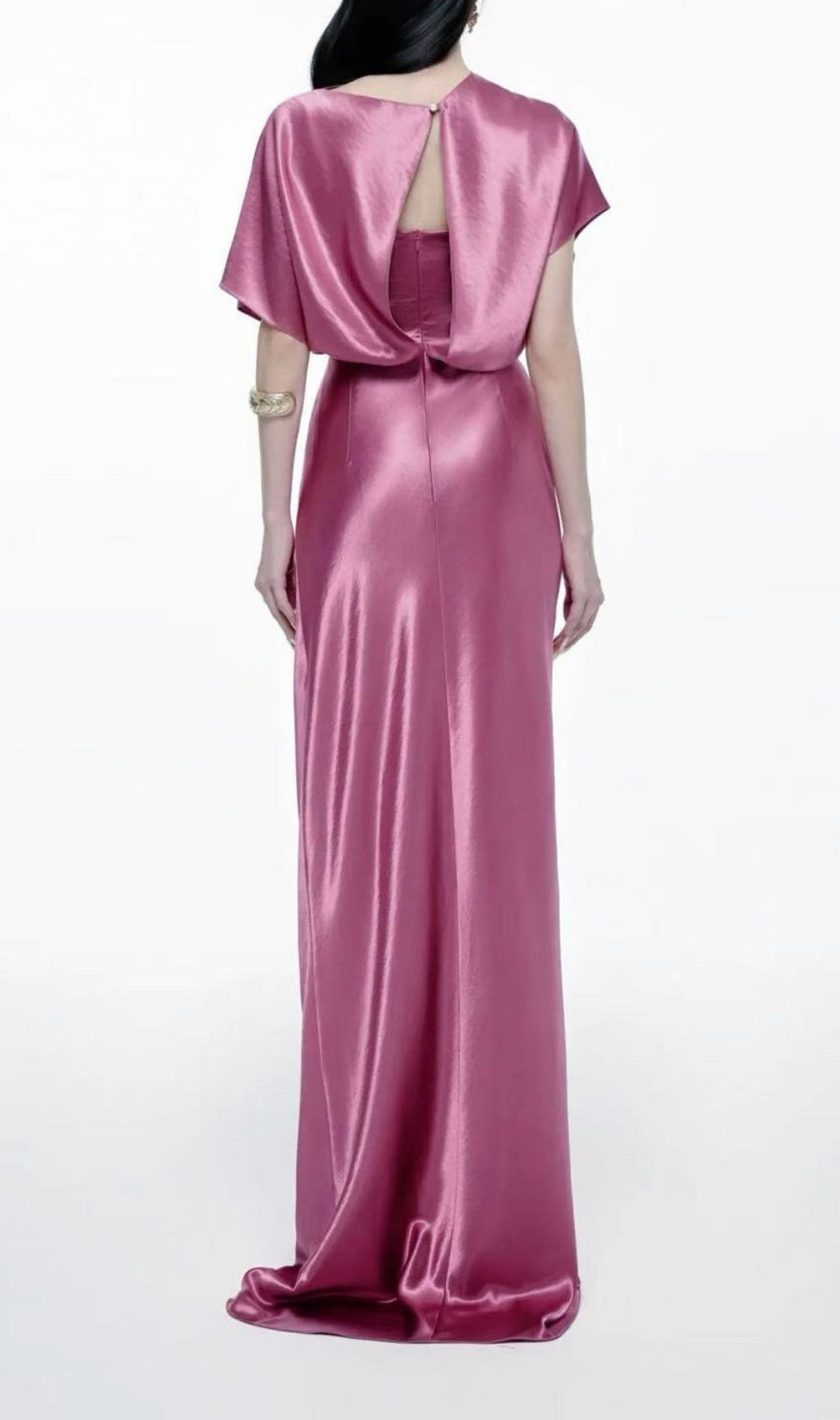 Kaylor Luxe Satin Maxi Dress: Draped Glamour for Unforgettable Evenings