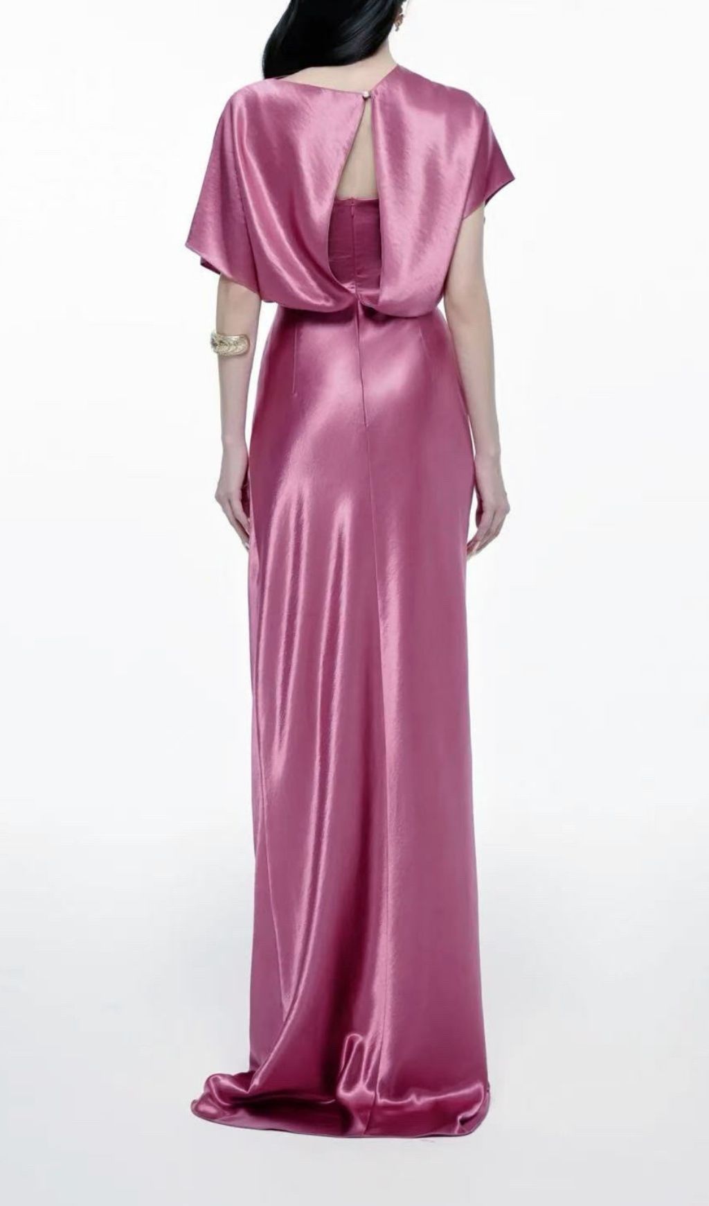 Kaylor Luxe Satin Maxi Dress: Draped Glamour for Unforgettable Evenings
