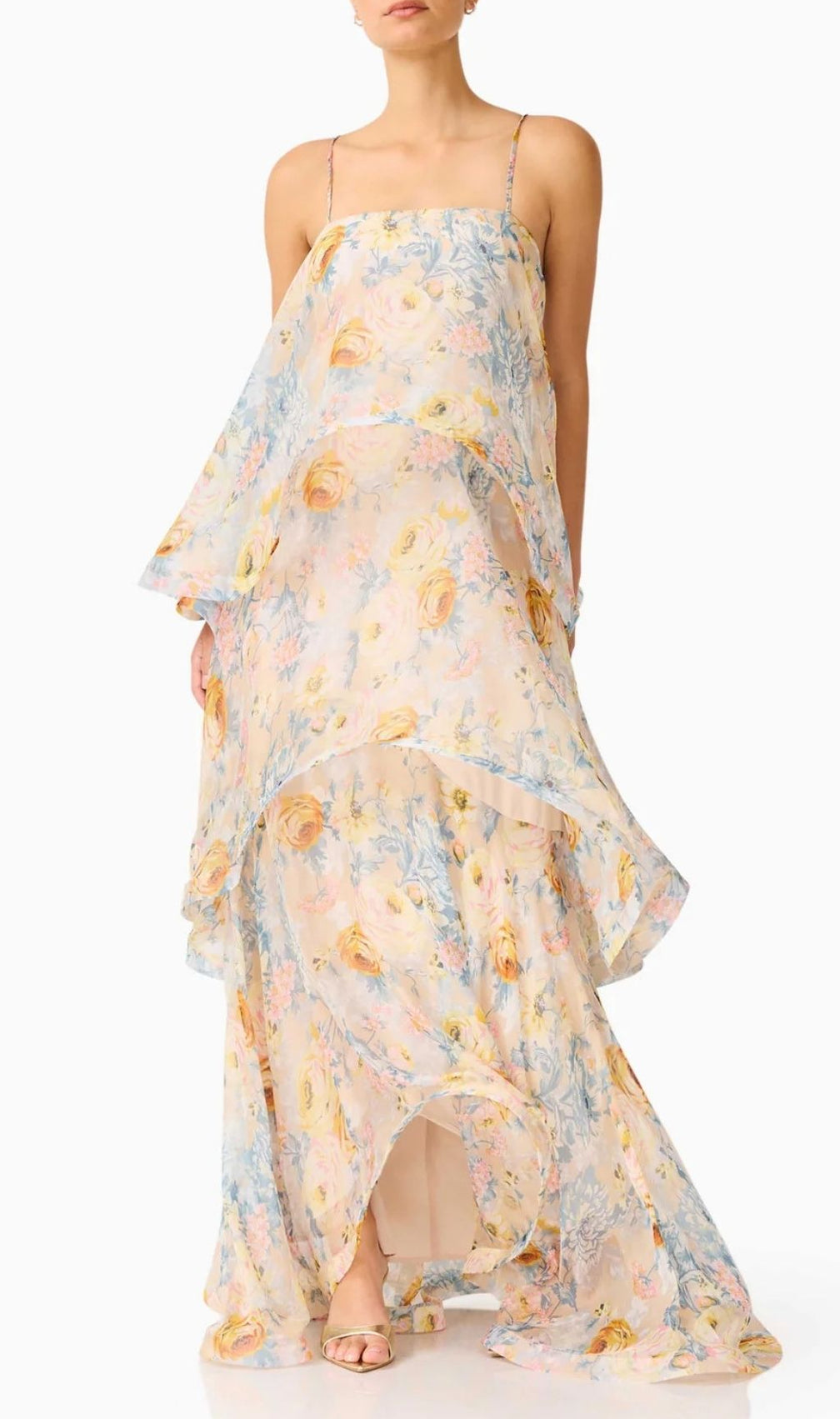 Lael Floral Printed Maxi Dress