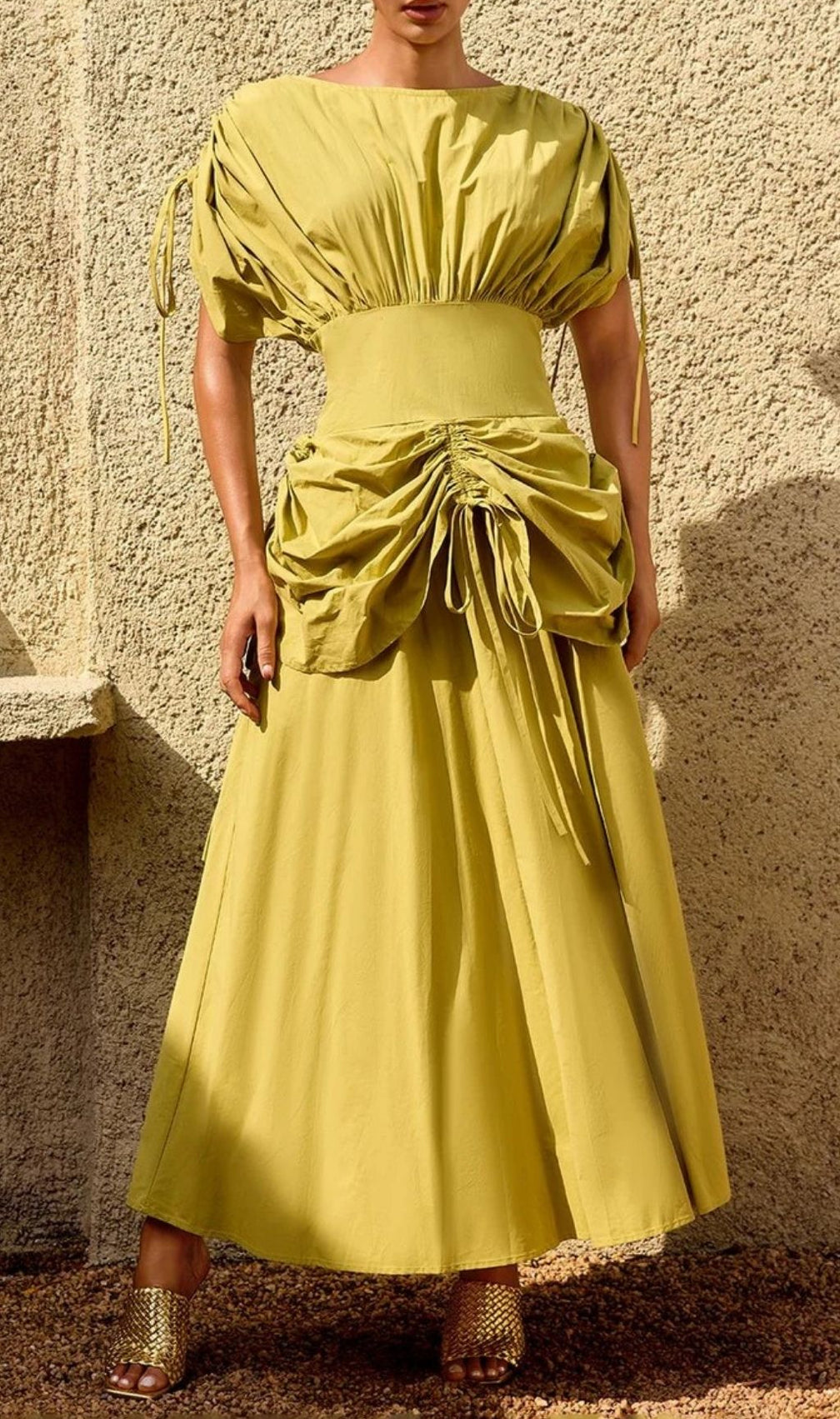 Alderyn Drawstring Maxi Dress