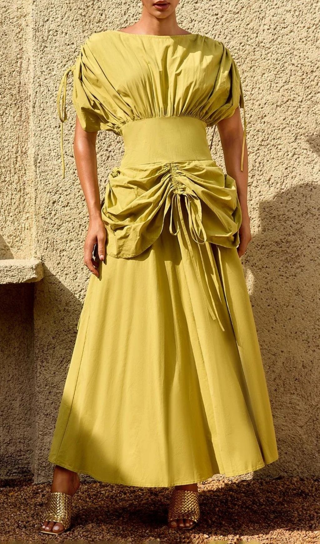 Alderyn Drawstring Maxi Dress